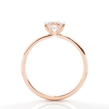 Rose Gold Promise Diamond Rings