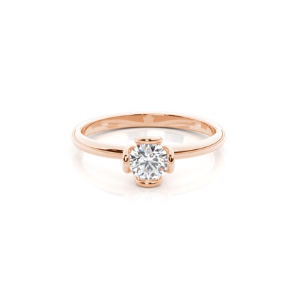 Rose Gold Promise Diamond Rings