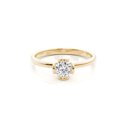 Round Diamond Promise Rings