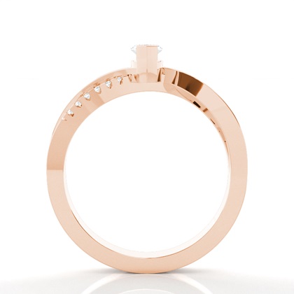 Rose Gold Diamond Engagement Rings