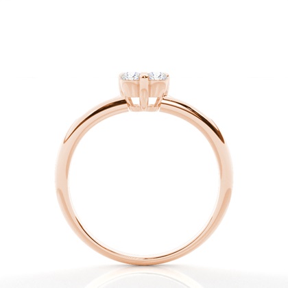 Rose Gold Diamond Engagement Rings