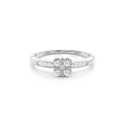 4 Prong Setting Medium Engagement Ring
