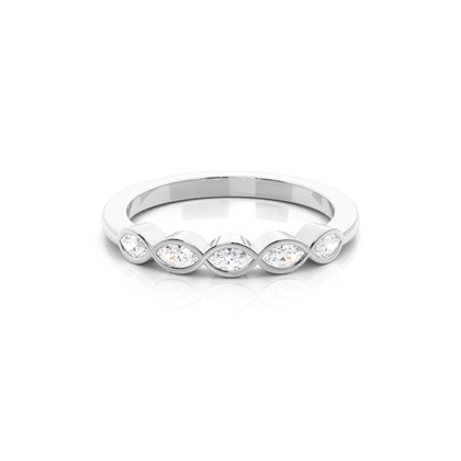 Silver Anniversary Diamond Rings