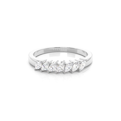 Plain Seven Stone Diamond Ring