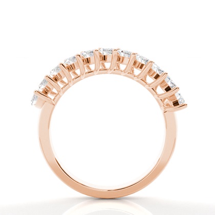 Marquise Rose Gold Eternity Diamond Rings