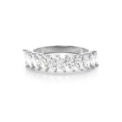 Marquise Setting Half Eternity Diamond Ring