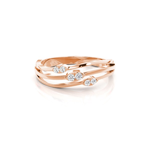 Full Setting Round Diamond Fashion Ring