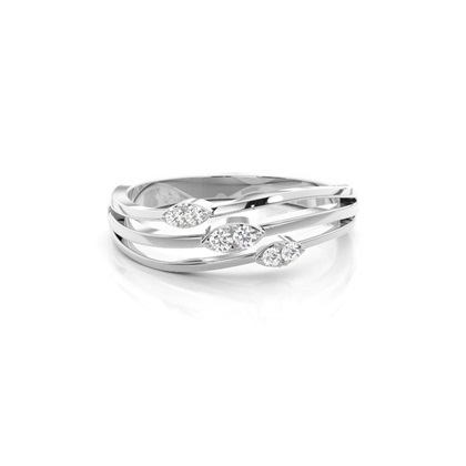 Full Setting Round Diamond Fashion Ring