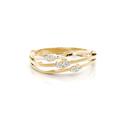 Yellow Gold Everyday Diamond Rings