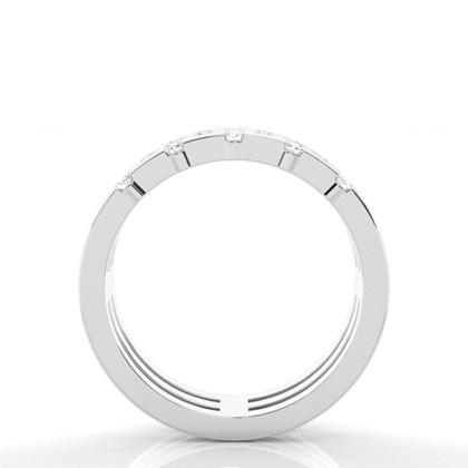 Prong Round Diamond Fashion Ring