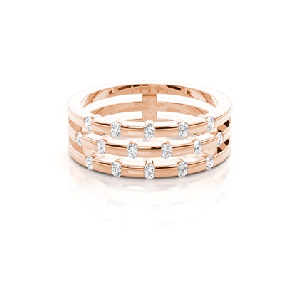 Rose Gold Everyday Diamond Rings