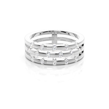 Prong Round Diamond Fashion Ring