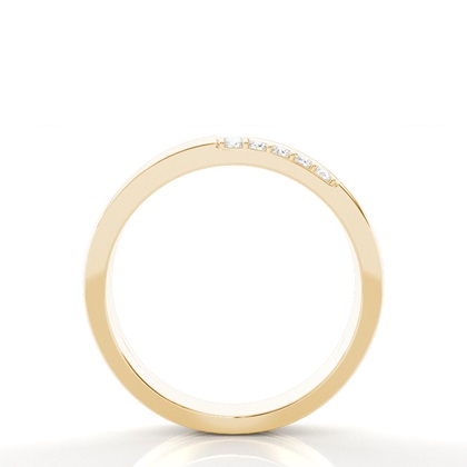 Gelbgold Frau Eheringe