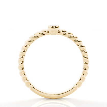 Yellow Gold Dainty Engagement Rings