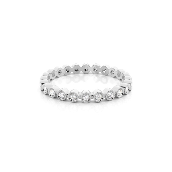 Half Eternity Round Diamond Ring