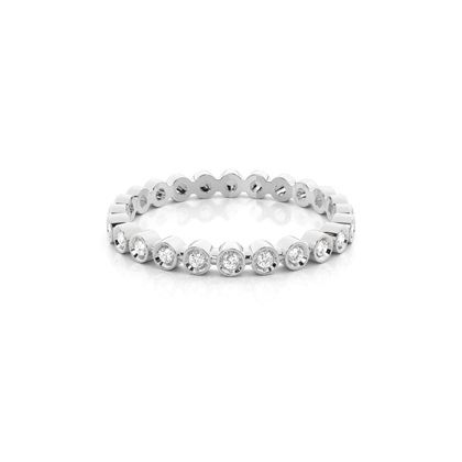 Half Eternity Round Diamond Ring