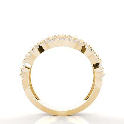 Yellow Gold Statement Diamond Rings