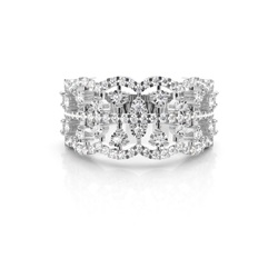 Runder Diamant Fashion Ring in einer Krappenfassung