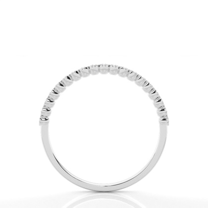 Runder Diamantring in einer halben Ewigkeit