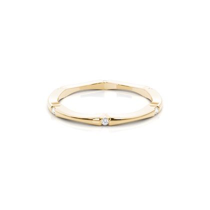 Yellow Gold Women's Contemporary Wedding Rings