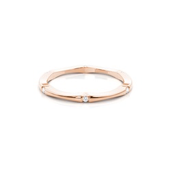 Studded Standard Fit Diamond Wedding Band