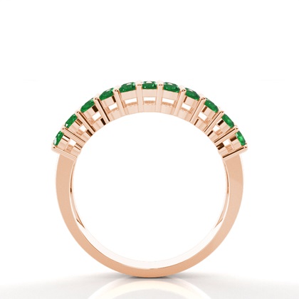 Rotgold Smaragd Verlobungsringe