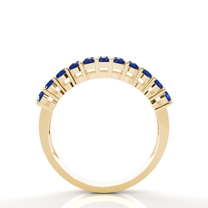 4 Prong Blue Sapphire Ring Der Halben Ewigkeit