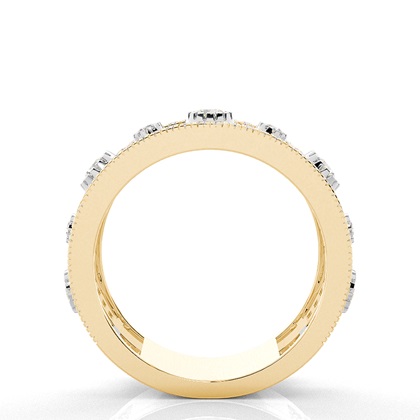 Yellow Gold Statement Diamond Rings