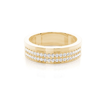 Men's Yellow Gold Wedding Rings & Bands