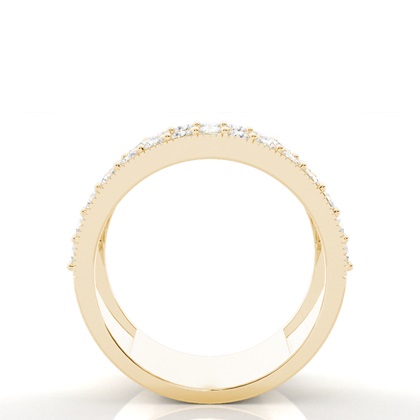 Gelbgold Memoireringe Diamantringe