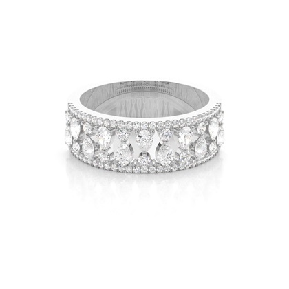 Pear Eternity Diamond Rings