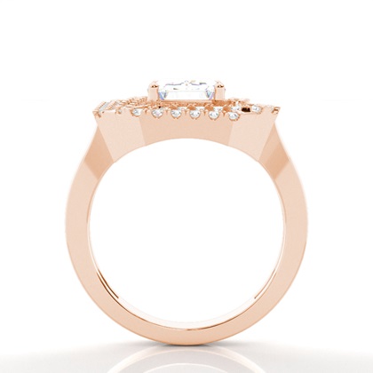 Rose Gold Diamond Engagement Rings