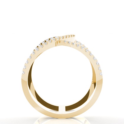 Yellow Gold Statement Diamond Rings