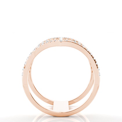 Rose Gold Statement Diamond Rings