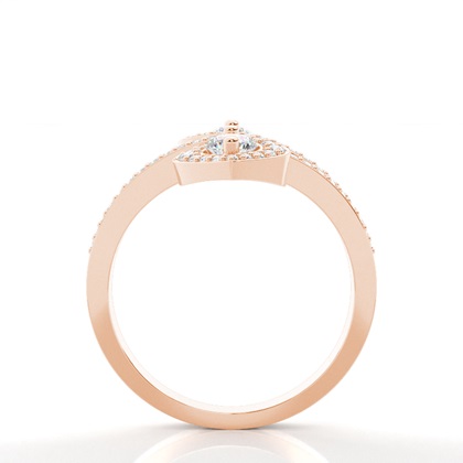 Rose Gold Statement Diamond Rings