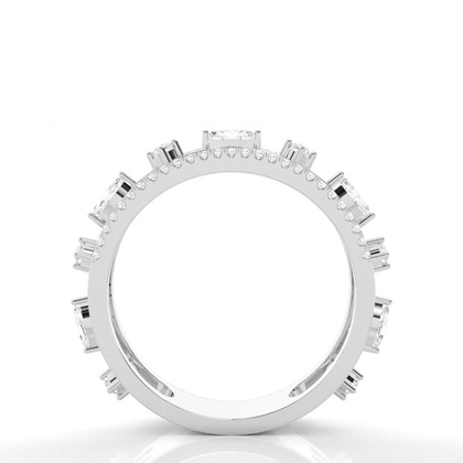 Silber Memoireringe Diamantringe