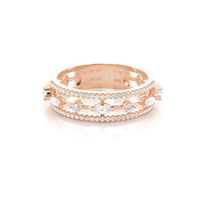 Mixed Shaped Diamond Rings