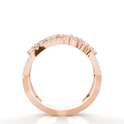 Rose Gold Statement Diamond Rings