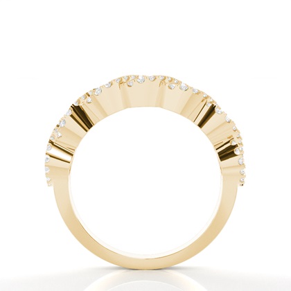 Runder Smaragd Fashion Ring In Einer 4Er Krappenfassung