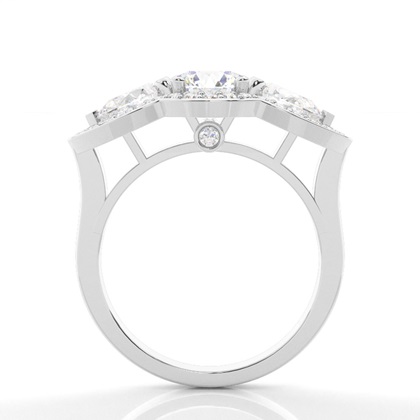 Brilliant 3 Diamanten Diamantringe