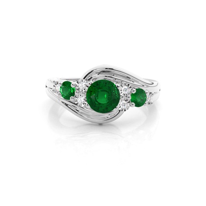 White Gold Trilogy Gemstones