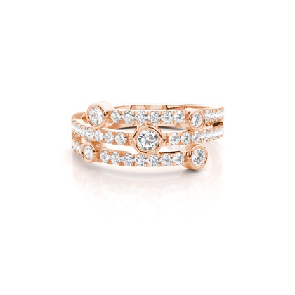 Rose Gold Everyday Diamond Rings