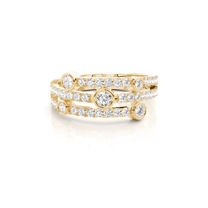 Yellow Gold Everyday Diamond Rings