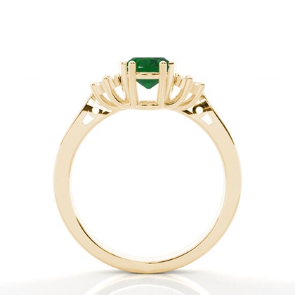 Ovaler Smaragdring Aus Der Trilogie