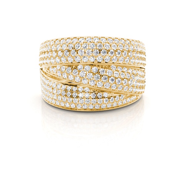 Round Diamond Prong Setting Fashion Ring