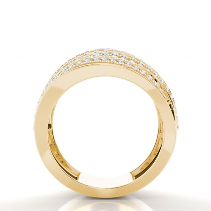 Yellow Gold Statement Diamond Rings