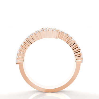 Rose Gold Statement Diamond Rings