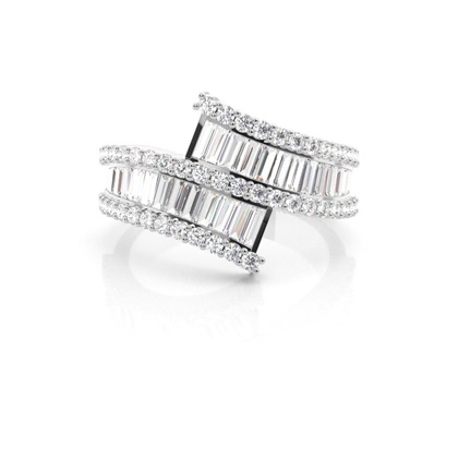 Baguette Cut Diamond Rings