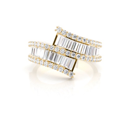 Baguette Cut Diamond Rings