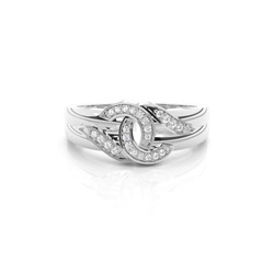 Runder Diamant-Modering in Pavefassung